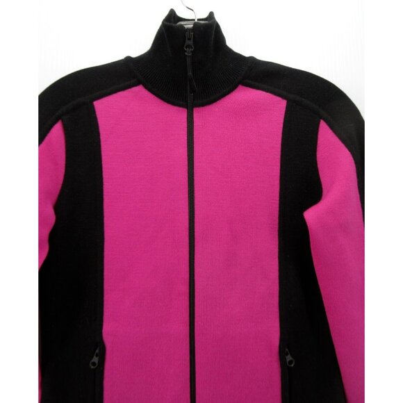 VINTAGE Ralph Lauren RLX Jacket Medium Wool Coat Colorblock Active - Picture 2 of 10